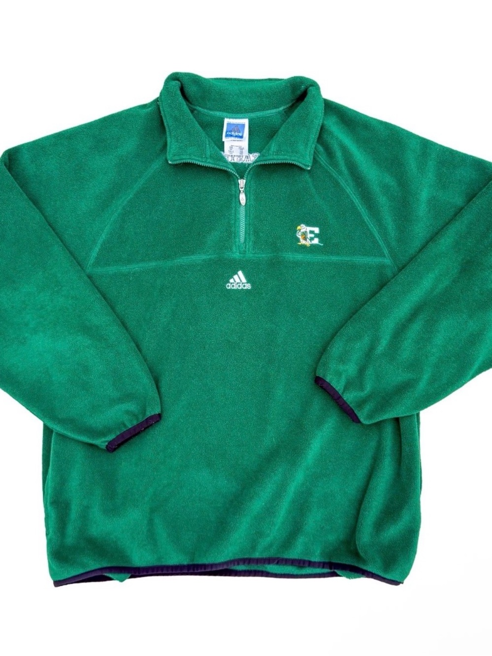 Vintage Adidas Eastern Michigan Eagles Sweatshirt Men’s Quarter Zip Pull Over